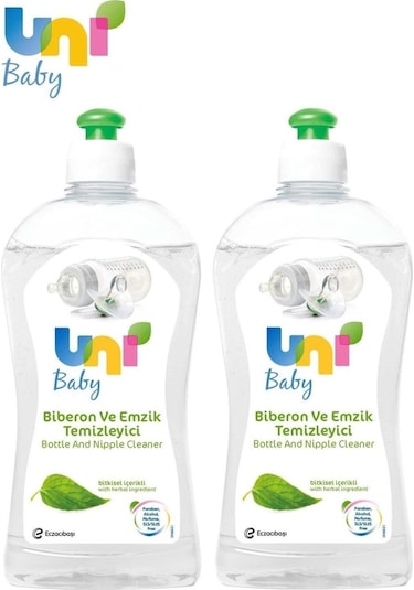 Uni Baby Biberon ve Emzik Temizleyici 500 Ml Yeni 2 li Set