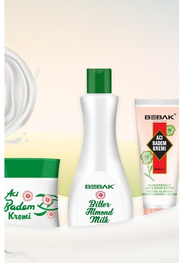 Bebak Acı Badem Sütü 3 x 120 ML