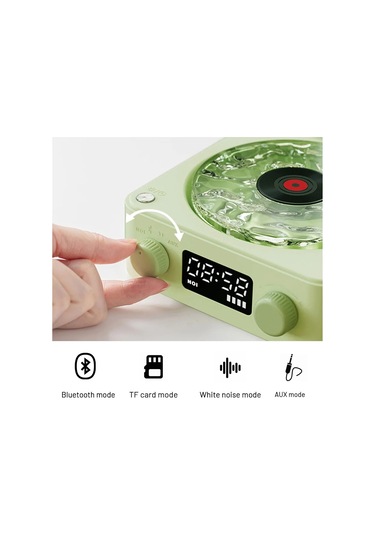 Mini Retro Beyaz Gürültü Bluetooth Hoparlör Taşınabilir Vintage