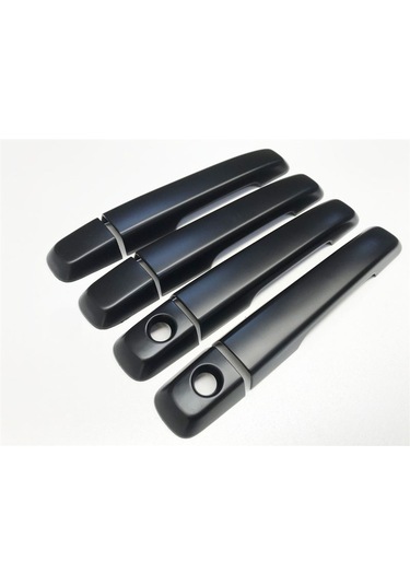 Isuzu D-Max 2017 Sonrası Mat Siyah Kapı Kolu 8 Parça Uk98