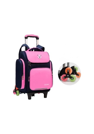 Arabalı Okul Çantası G89tvf Pembe