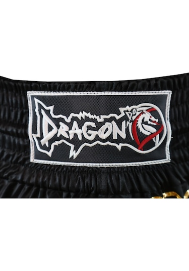 Dragondo Kb357 Los Muertos Kick Boks Şort Muaythai Şortu Siyah