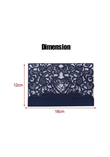 Novahub 20 Adet Aşk Desenli Davetiye Kartları, Davetiye Tutacakları Düğün Doğum Günü Partisi Yıldönümü İçin