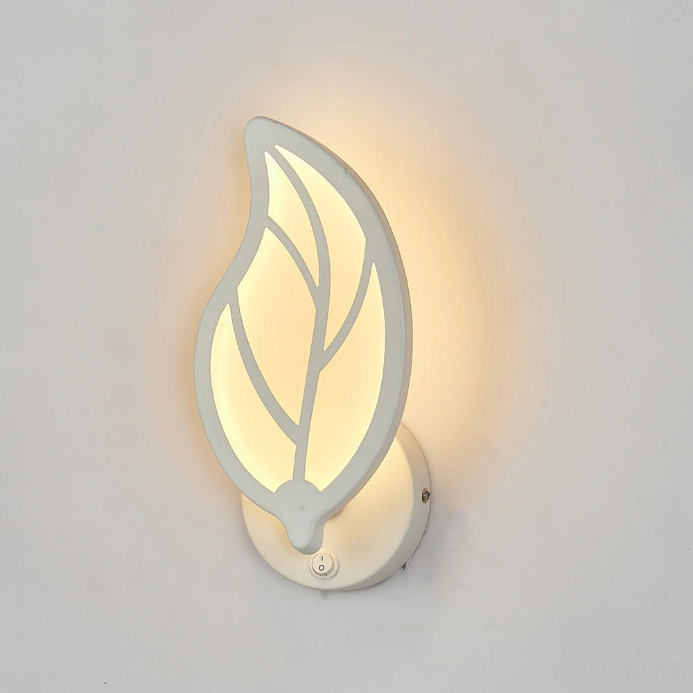 Qingmipy 3000k Isı Beyaz Led Duvar Lambası, 10w Enerji Tasarruflu, 85-265v Geniş Voltajlı, Anahtarlı Bağlantı Tipi, 3061 Modeli Ilık Beyaz