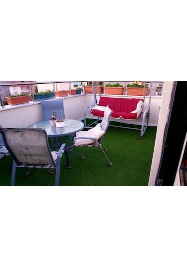 Yapay Çim Halı Sonbahar Suni Dekoratif 20 Mm Çim Halı