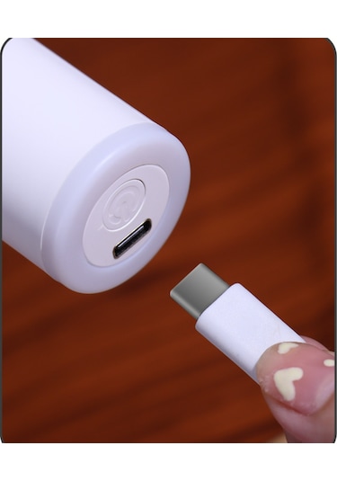 Yystore Pratik Mutfak Elektrikli Usb Taşınabilir Köpürtücü Beyaz