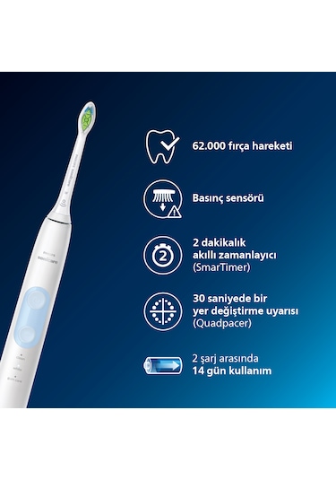Philips Sonicare HX6859/29 - Protectiveclean 5100 - Sonic Şarjlı Diş Fırçası