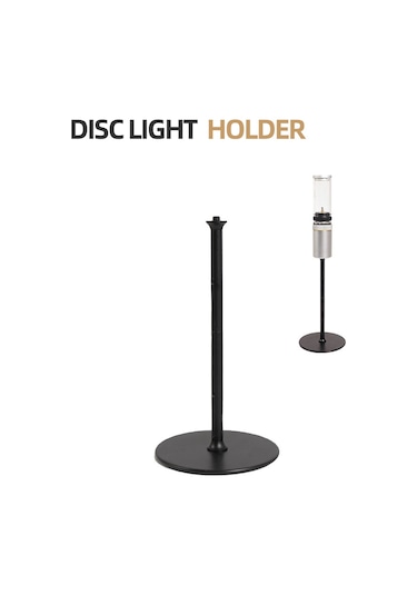 Symbee Siyah Çıkışlı Folding Kamping Işık Standı - 6mm Dişli Arayüzlü, Kamera Ve Işık Desteği, Taşınabilir Ve Ayrıştırılabilir Siyah