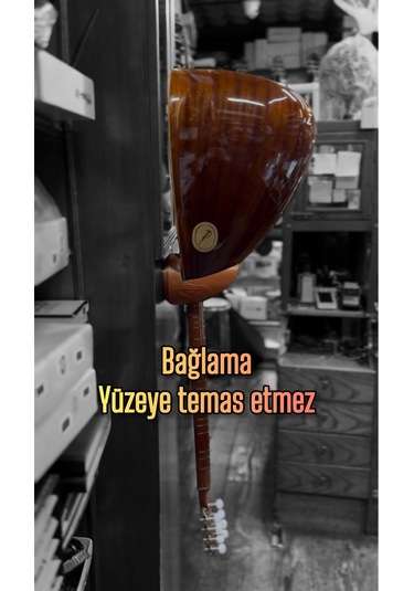 Bağlama Askısı / Zülfikar Logolu / Pıremıum Sap Atmaz / Enstrümanı Korur