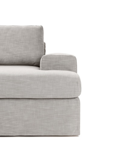 Mode Siesta Pro Kuş Tüyü Köşe Koltuk 4 Modül 19 Gri Keten