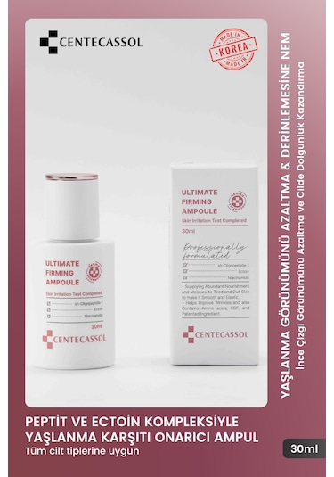 Centecassol Peptit ve Ectoin Kompleksiyle Ampul Serum 30 ML