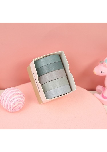 Cbtx 5 Kutu Öğrenci Baskılı El Hesap Bant Seti Morandi Basic 2