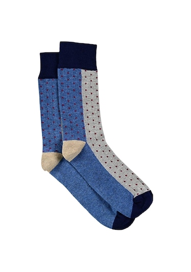 Erkek Badalona 3'lü Soket Çorap Renkli