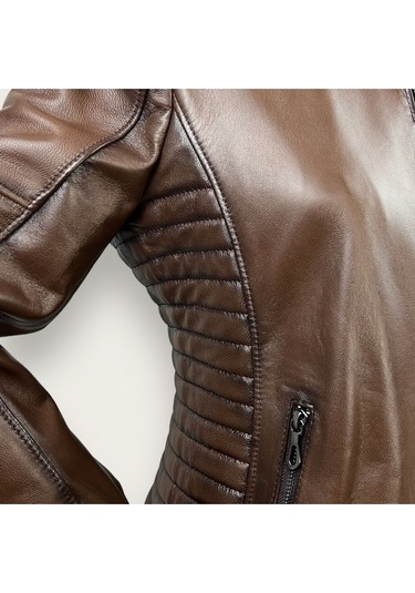 Always Leather Usta İşi Özel Dikim Ceket 1803440003 Kahverengi