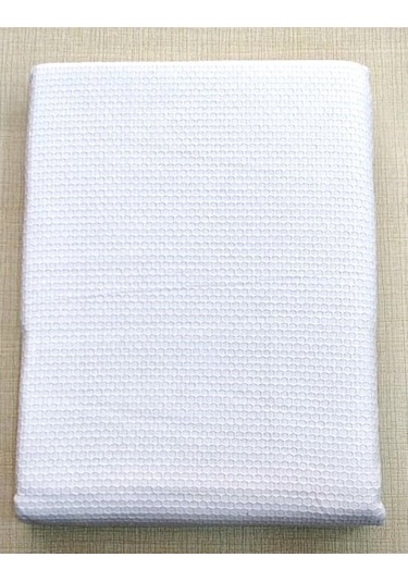 Lapenya Lüks Çift Kişilik Bal Peteği Pamuk Pike (200X240)-Beyaz