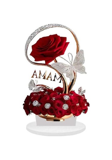 Pazly Tabela Süsü Suntek Şömine Plakası Ofis Gül Düz Cm Çiçek 2d 13,73x21 Kt 13,73x21 Cm