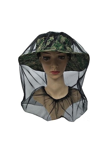 Yunboo Dış Mekan Balıkçılık Güneşten Koruma Şapka, Tozluğundan Ve Arıdan Koruma Ağı, Nane Desenli Nefesli Mesh Kapağı Çok Renkli