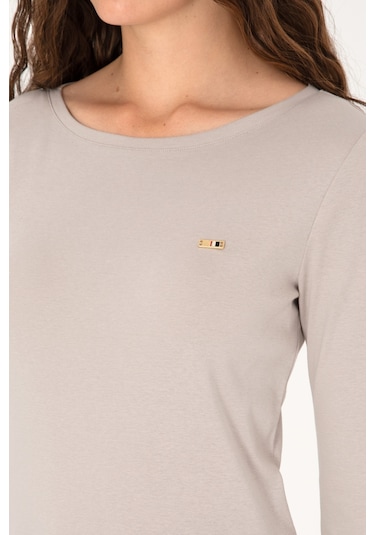 U.s. Polo Assn. Kadın Taş Sweatshirt 50315419-vr049 Tas