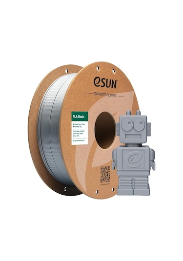 Esun Gümüş Pla Basic Filament 1.75mm. 1kg.