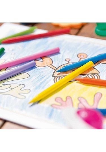 Bic Kids Plastidecor Silinebilir Elleri Kirletmeyen Pastel Boya  24 Renk