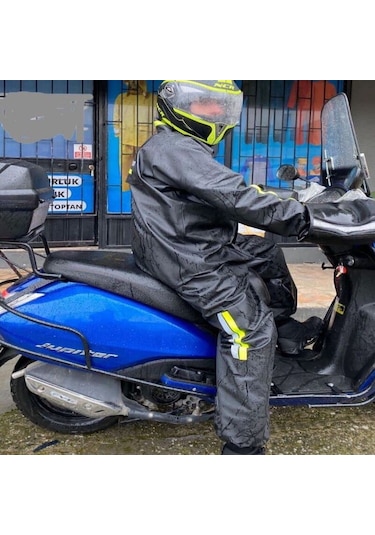 Motorcu Yağmurluk Pvc Alt Üst Takım %100 Su Geçirmez Garantili