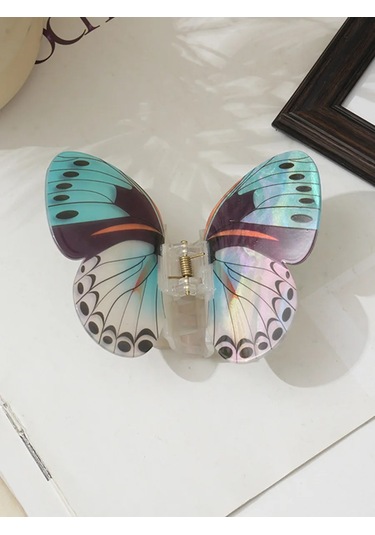 Symbol Kelebek Canlı Saç Tokası 230890014 Açık Mavi