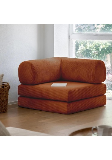 Modüler Legom Tekli Koltuk Kiremit