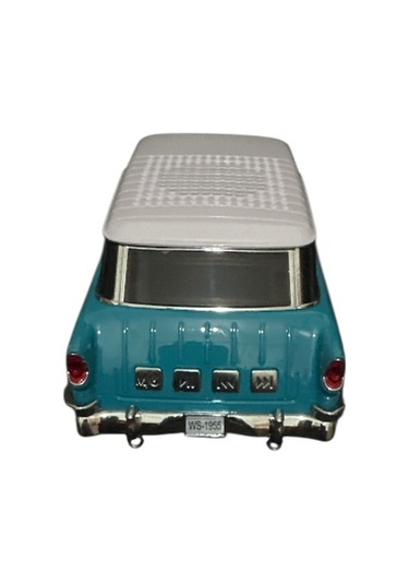 Wster Chevrolet Ws-1955bt Belair 1955 Model Araba Bluetooth Hoparlör Turkuaz Turkuaz