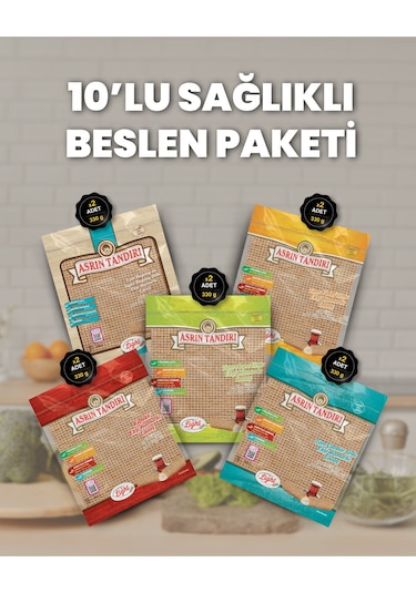 Asrın Tandırı Beslen Paketi 10'lu Lavaş Tandır Ekmeği