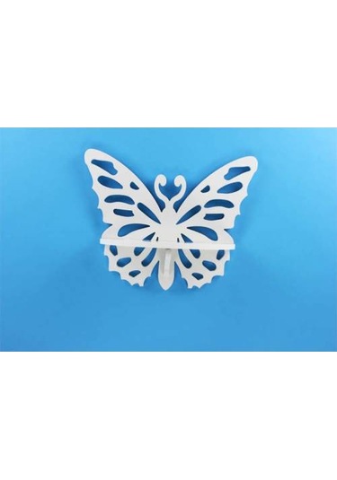 IŞIL LAKE KELEBEK DUVAR RAFI