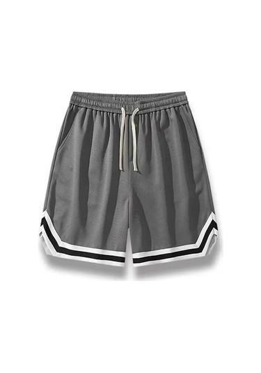 Snapbuy 2024 Erkek Yazlık Basketbol Şortu - Antrenman Ve Günlük Kullanım İçin Nefes Alabilen Bol Kesim Şort Mavi