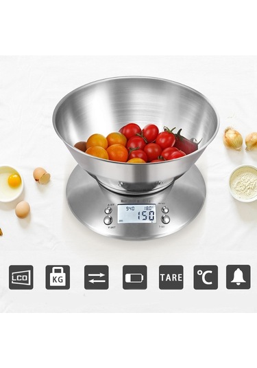 Sones 5kg/1g Yüksek Hassasiyetli Mutfak Terazisi Kavurma Elektronik Terazisi Kahve Terazisi Alarm Zamanlayıcılı