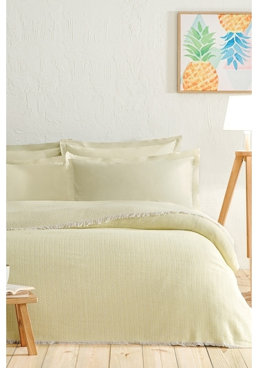 Puffy Soren Tek Kişilik Pike Takımı - Adaçayı