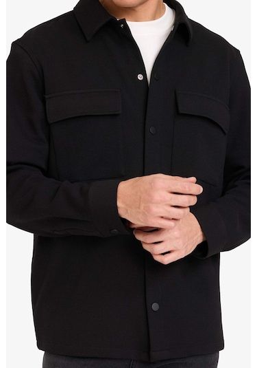 Defacto Regular Fit Twill Siyah Erkek Gömlek E7689ax/bk81 Siyah