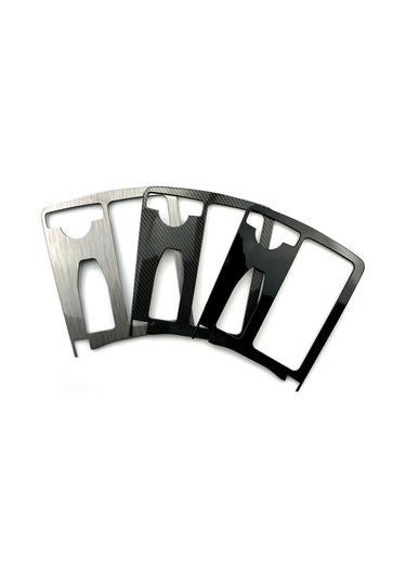 Reedark Mercedes-benz C180 C200 W204 Sol Şanzuman Kolu Dinlendirme Kutusu Dekoratif Kaplama - Gümüş Renk