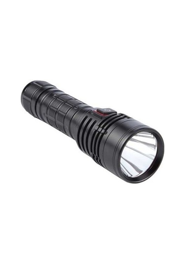 Pazly 813 T40 1200lm Usb Şarj Edilebilir Siyah Led El Feneri, Taşınabilir Ve Güçlü Siyah