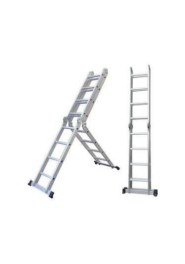 Beykon BY-104 16 Basamaklı 4.70 M Katlanır Çok Amaçlı Akrobat Merdiven