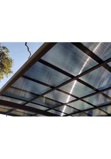 3 Adet Polikarbon Trapez Füme 3 Mm 90x200 3 Adet 5.4 M2 Kapatır.