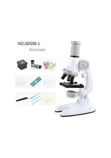 Eğitici Çocuk Mikroskop Seti - Keşif Ve Bilim Deneyleri İçin Eğlenceli Oyuncak