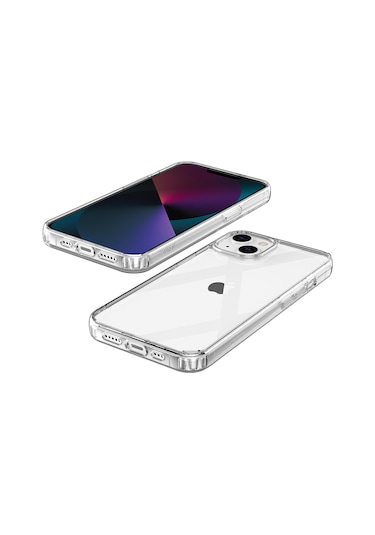 Logis İphone Uyumlu 14 Pro Max Şeffaf Kılıf Silikon Koruma Şeffaf