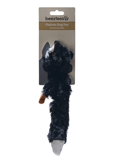Beeztees Köpek Oyuncağı, Sesli, Tilki, Peluş, Siyah, 30x13x2,5cm
