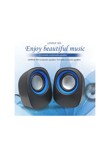 Springsun Müzik Hoparlörü Masaüstü Hoparlörü Mini Müzik Hoparlörü 3,5 Mm Jaklı Dizüstü Bilgisayar/mp3/akıllı Telefonlar