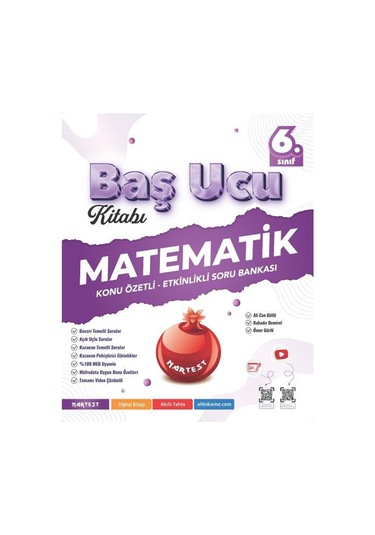 6. Sınıf Matematik Baş Ucu Kitabı Maarif Modeli