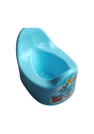 Tom ve Jerry Plastik Lazımlık Mavi