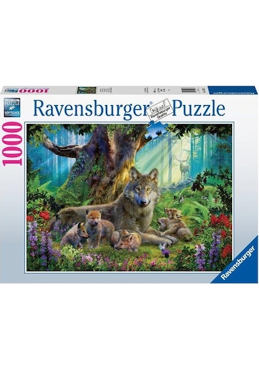Ravensburger 1000 Parça Puzzle Wolves İn Forest 159871