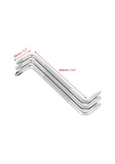 Konesam 3'lü Z Tipi Tornavida Seti - Engellere Dayanır, Tok Tutuş, Isıl İşlemli Çelik, Krom Kaplama, Farklı Boyutlar