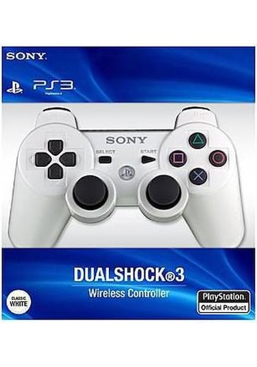 Sony PS3 Joystick PS3 Oyun Kolu Dualshock 3 Beyaz
