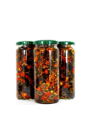 İzorya Domates Soslu Siyah Zeytin 450 G