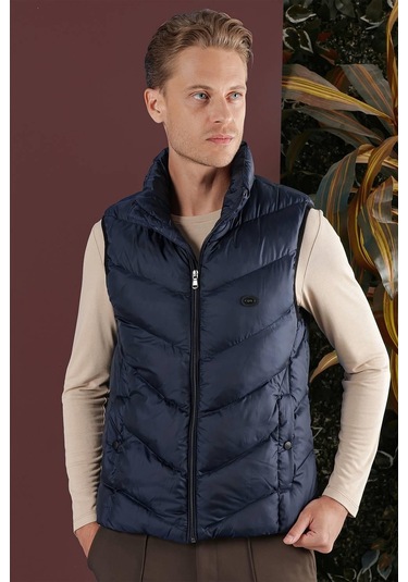 Y 161 Lacivert Klasik Yelek Lacivert