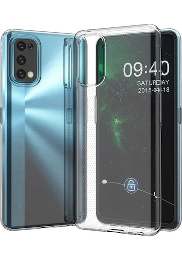 Realme 7 Pro Kılıf Şeffaf Silikon Hibrit Case Renksiz